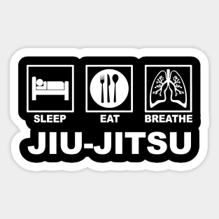 Eat Sleep Jiu Jitsu Sticker